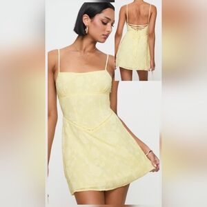 Princess Polly South Of France Yellow Dress